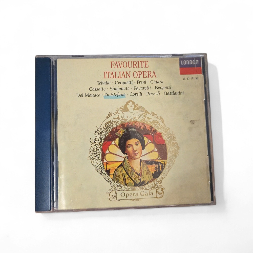 VTG Pavarotti Tebaldi Music Compilation London Favourite Italian Opera‎ CD USA